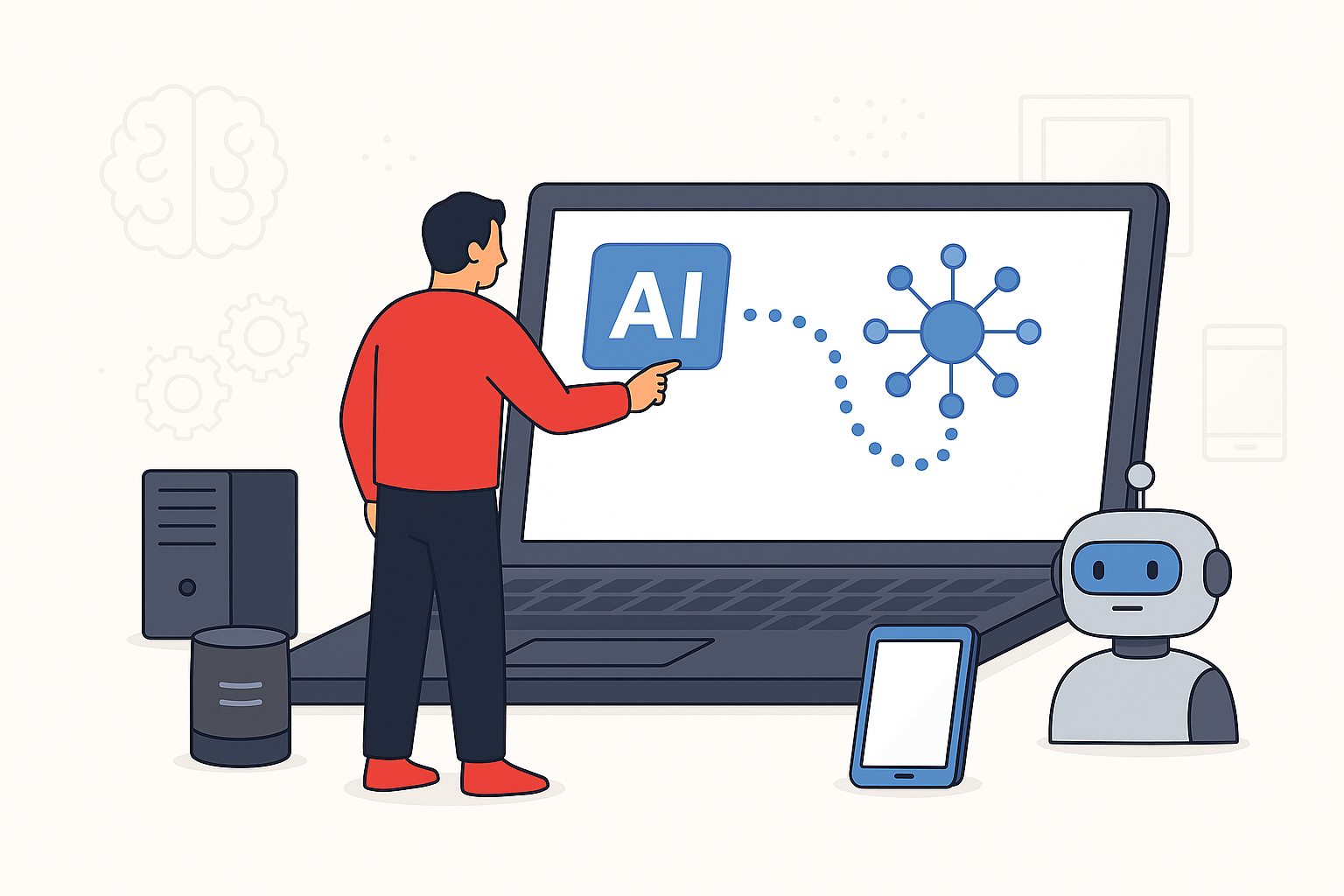 AI and machine learning visualization
